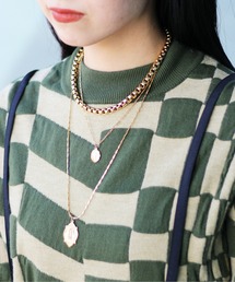 Ray BEAMS | Ray BEAMS / BOX チェーン ショート ネックレス(ネックレス)