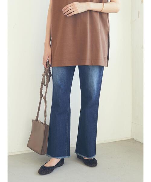 CRAFT STANDARD BOUTIQUE（クラフトスタンダードブティック）の「フレアーデニムパンツ　＊◇（デニムパンツ・レディース・ライトインディゴブルー/ブルー系その他・S/M/L）」の10枚目の写真