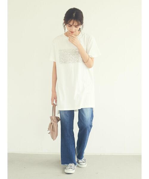 CRAFT STANDARD BOUTIQUE（クラフトスタンダードブティック）の「フレアーデニムパンツ　＊◇（デニムパンツ・レディース・ライトインディゴブルー/ブルー系その他・S/M/L）」の14枚目の写真