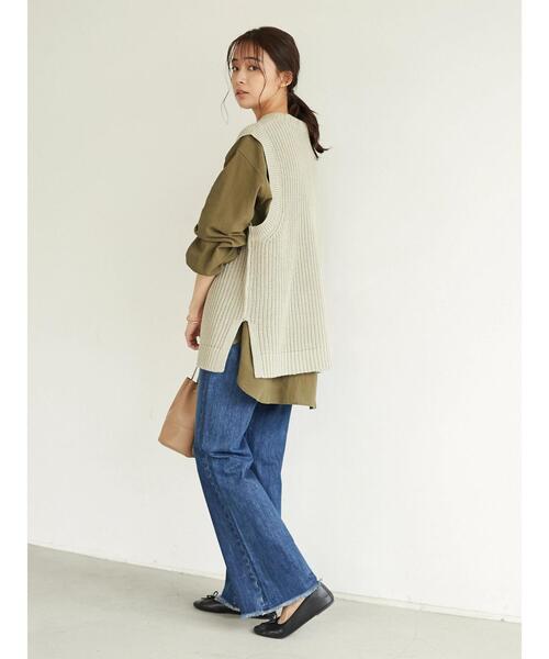 CRAFT STANDARD BOUTIQUE（クラフトスタンダードブティック）の「フレアーデニムパンツ　＊◇（デニムパンツ・レディース・ライトインディゴブルー/ブルー系その他・S/M/L）」の17枚目の写真