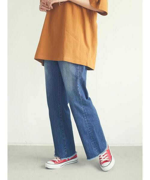 CRAFT STANDARD BOUTIQUE（クラフトスタンダードブティック）の「フレアーデニムパンツ　＊◇（デニムパンツ・レディース・ライトインディゴブルー/ブルー系その他・S/M/L）」の19枚目の写真