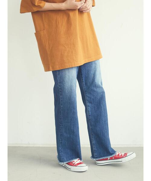 CRAFT STANDARD BOUTIQUE（クラフトスタンダードブティック）の「フレアーデニムパンツ　＊◇（デニムパンツ・レディース・ライトインディゴブルー/ブルー系その他・S/M/L）」の20枚目の写真