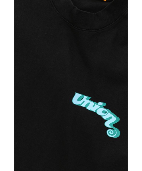 UNION(UNION TOKYO)(ユニオン)の「DISCO 45 TEE UNION ユニオン Tシャツ(Tシャツ/カットソー・メンズ・グレー/ホワイト×レッド/ブラック×ブルー/ブルー/ブラック×ホワイト/ホワイト×イエロー/ホワイト×グリーン/ブラック×ピンク・MEDIUM/LARGE/SMALL/X-LARGE)」の19枚目の写真