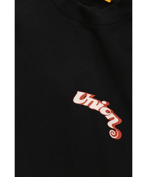 UNION(UNION TOKYO)(ユニオン)の「DISCO 45 TEE UNION ユニオン Tシャツ(Tシャツ/カットソー・メンズ・グレー/ホワイト×レッド/ブラック×ブルー/ブルー/ブラック×ホワイト/ホワイト×イエロー/ホワイト×グリーン/ブラック×ピンク・MEDIUM/LARGE/SMALL/X-LARGE)」の16枚目の写真