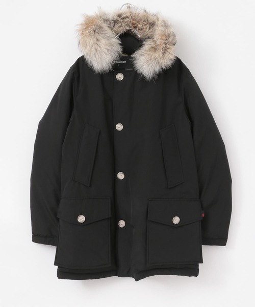 WOOLRICH（ウールリッチ）の「WOOLRICH　NEW ARCTIC PARKA（ダウンジャケット/コート・メンズ・ブラック/ネイビー・LARGE/SMALL/MEDIUM）」の2枚目の写真