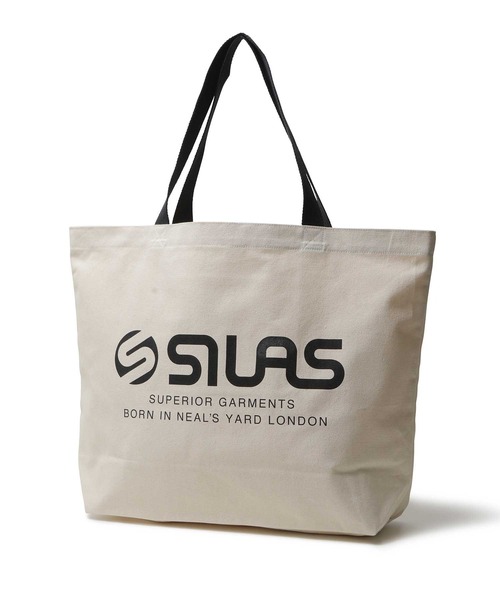 SILAS（サイラス）の「SILAS BIG TOTE BAG サイラス ビッグトートバッグ（トートバッグ・メンズ・ホワイト/ブラック/オリーブ/ネイビー・ONE SIZE）」の16枚目の写真