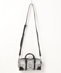 MCM | MCM/エムシーエム/ボストンバッグ - ヴィンテージ モノグラム ジャカード MNI(ボストンバッグ)