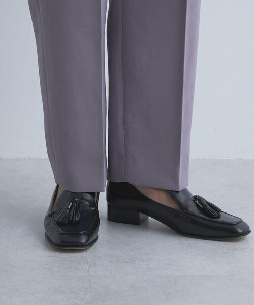 極美品♡グリーンレーベルリラクシング　ノーカラー　ワイドパンツ　ウエストリボン green label relaxing（グリーンレーベルリラクシング）の