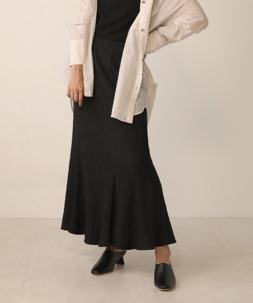 Bou Jeloud(ブージュルード)の「【WEB限定】ストレッチマーメイドスカート(スカート・レディース・ブラック/ベージュ/ブラウン/ライトカーキ・FREE)」の13枚目の写真