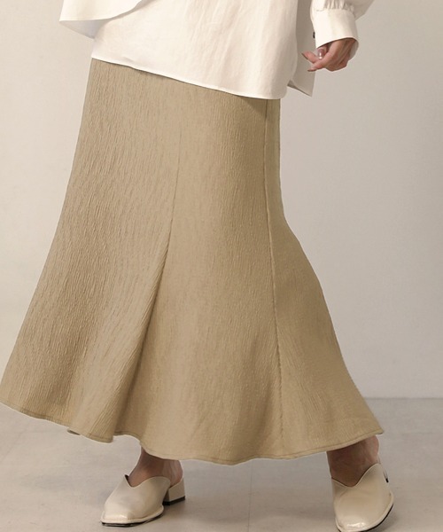 Bou Jeloud(ブージュルード)の「【WEB限定】ストレッチマーメイドスカート(スカート・レディース・ブラック/ベージュ/ブラウン/ライトカーキ・FREE)」の19枚目の写真