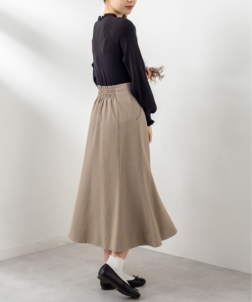 OLIVE des OLIVE（オリーブデオリーブ）の「ビタースイーツマーメイドフレアスカート（スカート・レディース・ブラウン/ライム/ライトブラウン/グレイッシュベージュ・FREE）」の16枚目の写真