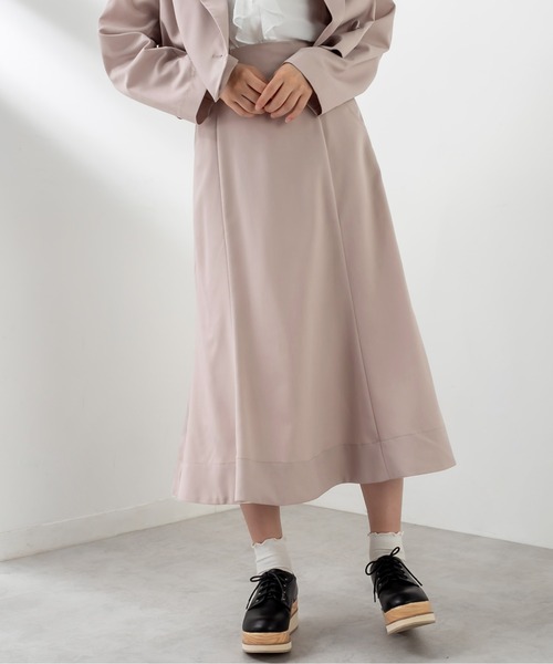 OLIVE des OLIVE（オリーブデオリーブ）の「ビタースイーツマーメイドフレアスカート（スカート・レディース・ブラウン/ライム/ライトブラウン/グレイッシュベージュ・FREE）」の9枚目の写真