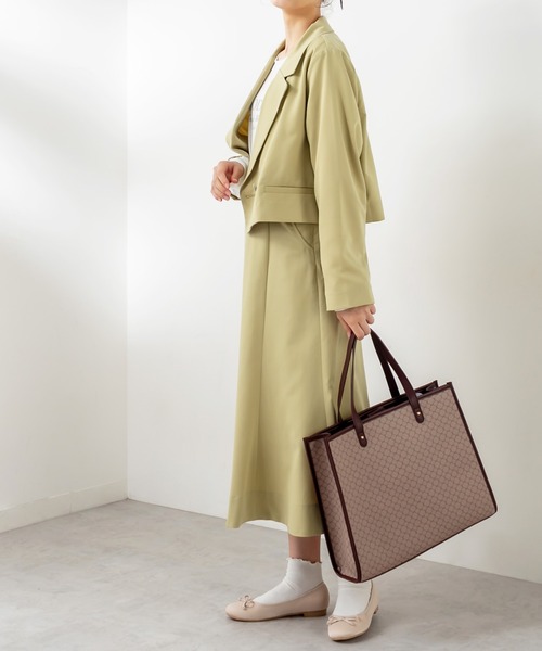 OLIVE des OLIVE（オリーブデオリーブ）の「ビタースイーツマーメイドフレアスカート（スカート・レディース・ブラウン/ライム/ライトブラウン/グレイッシュベージュ・FREE）」の7枚目の写真