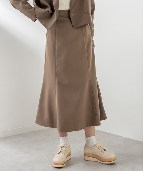 OLIVE des OLIVE（オリーブデオリーブ）の「ビタースイーツマーメイドフレアスカート（スカート・レディース・ブラウン/ライム/ライトブラウン/グレイッシュベージュ・FREE）」の19枚目の写真