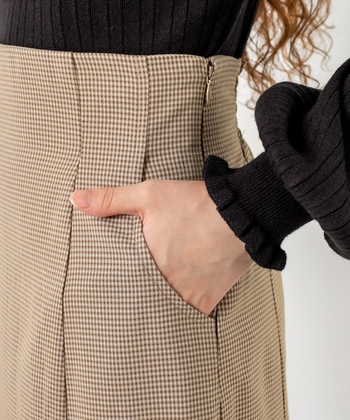 OLIVE des OLIVE（オリーブデオリーブ）の「ビタースイーツマーメイドフレアスカート（スカート・レディース・ブラウン/ライム/ライトブラウン/グレイッシュベージュ・FREE）」の8枚目の写真