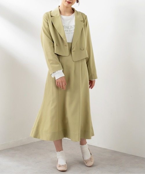 OLIVE des OLIVE（オリーブデオリーブ）の「ビタースイーツマーメイドフレアスカート（スカート・レディース・ブラウン/ライム/ライトブラウン/グレイッシュベージュ・FREE）」の15枚目の写真