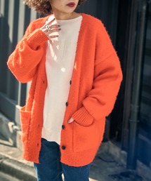 PUBLUX | ▽【PUBLUX/パブリュクス】起毛モヘヤ風シャギールーズニットカーディガン◇(カーディガン/ボレロ)