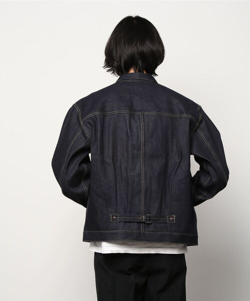 GDC（ジーディーシー）の「NONWASH DENIM JACKET（デニムジャケット・メンズ・インディゴブルー・SMALL/MEDIUM/LARGE）」の3枚目の写真
