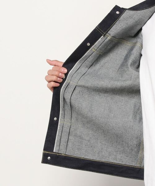 GDC（ジーディーシー）の「NONWASH DENIM JACKET（デニムジャケット・メンズ・インディゴブルー・SMALL/MEDIUM/LARGE）」の4枚目の写真