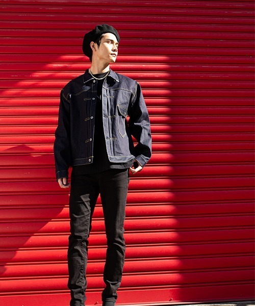 GDC（ジーディーシー）の「NONWASH DENIM JACKET（デニムジャケット・メンズ・インディゴブルー・SMALL/MEDIUM/LARGE）」の6枚目の写真