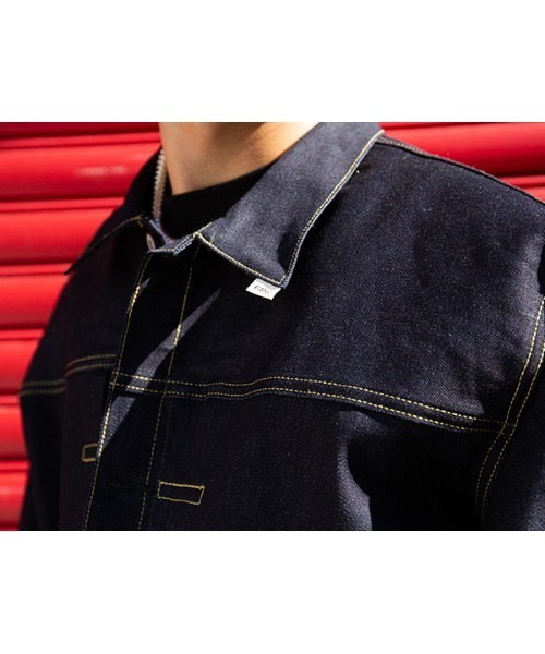 GDC（ジーディーシー）の「NONWASH DENIM JACKET（デニムジャケット・メンズ・インディゴブルー・SMALL/MEDIUM/LARGE）」の7枚目の写真