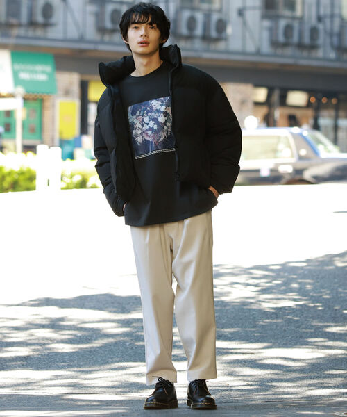 BeAMS DOT（ビームスドット）の「【WEB限定】BeAMS DOT / スタンドネック ジップアップ 中綿ブルゾン21FW（ダウンジャケット/コート・メンズ・ブラック/ブルー系その他・MEDIUM/LARGE）」の13枚目の写真