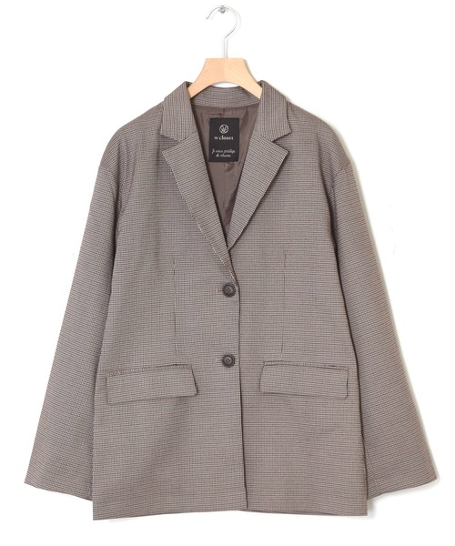 w closet（ダブルクローゼット）の「【SETUP対応】シングル前テーラードジャケット（テーラードジャケット・レディース・ベージュ系その他/ブラック系その他・FREE）」の20枚目の写真