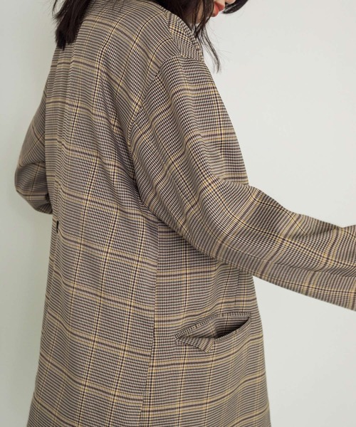 w closet（ダブルクローゼット）の「【SETUP対応】シングル前テーラードジャケット（テーラードジャケット・レディース・ベージュ系その他/ブラック系その他・FREE）」の11枚目の写真