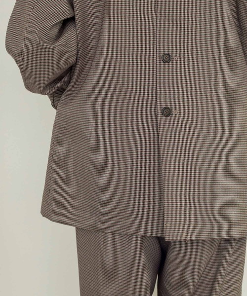 w closet（ダブルクローゼット）の「【SETUP対応】シングル前テーラードジャケット（テーラードジャケット・レディース・ベージュ系その他/ブラック系その他・FREE）」の3枚目の写真