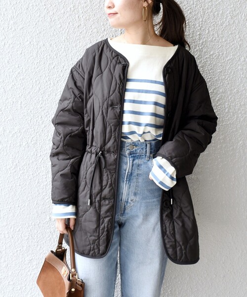 クシタニ キルティングインナーブルゾン オシャレに冬を楽しむブルゾン