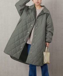 FREAK'S STORE | ▽【WEB限定】ダイヤキルトスタンドカラーコート(キルティングコート)(ダウンジャケット/コート)