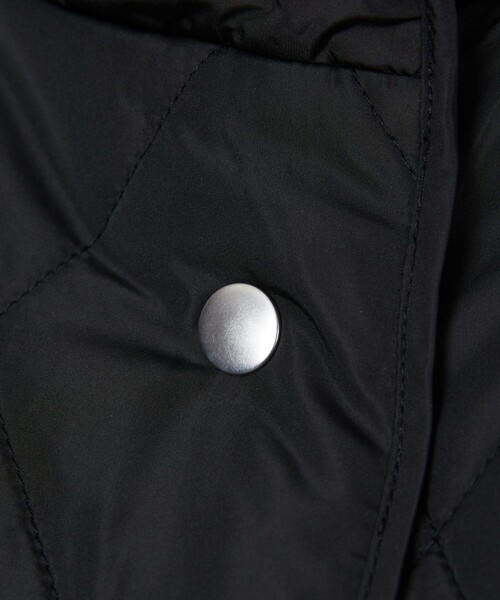 FREAK'S STORE（フリークスストア）の「▽【WEB限定】ダイヤキルトスタンドカラーコート(キルティングコート)（ダウンジャケット/コート・レディース・ブラック/オリーブ/ナチュラル・ﾌﾘ-）」の10枚目の写真