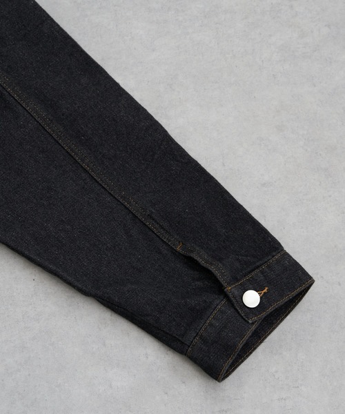 NO NEED(ノーニード)の「ビッグポケットオーバーサイズ デニムカバーオールジャケット / セットアップ可能(デニムジャケット・メンズ・ブルー/ブラック/ライトブルー/ホワイト・フリ-)」の12枚目の写真