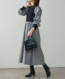 【WEB限定】袖コンドッキングワンピース