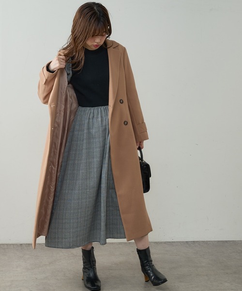 natural couture(ナチュラルクチュール)の「【WEB限定】袖コンドッキングワンピース(ワンピース・レディース・ブラック/その他1/グレイッシュベージュ・FREE)」の20枚目の写真