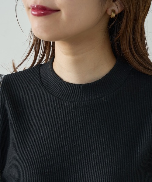 natural couture(ナチュラルクチュール)の「【WEB限定】袖コンドッキングワンピース(ワンピース・レディース・ブラック/その他1/グレイッシュベージュ・FREE)」の10枚目の写真