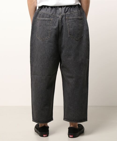 Bshop(ビショップ)の「【Sanca】デニムイージーワイドパンツ MEN(デニムパンツ・メンズ・ブラック・FREE)」の3枚目の写真