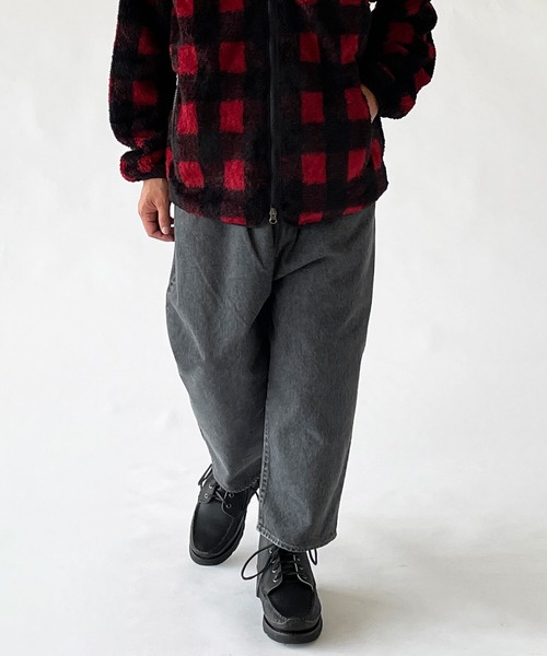 Bshop(ビショップ)の「【Sanca】デニムイージーワイドパンツ MEN(デニムパンツ・メンズ・ブラック・FREE)」の18枚目の写真