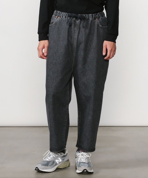 Bshop(ビショップ)の「【Sanca】デニムイージーワイドパンツ MEN(デニムパンツ・メンズ・ブラック・FREE)」の15枚目の写真