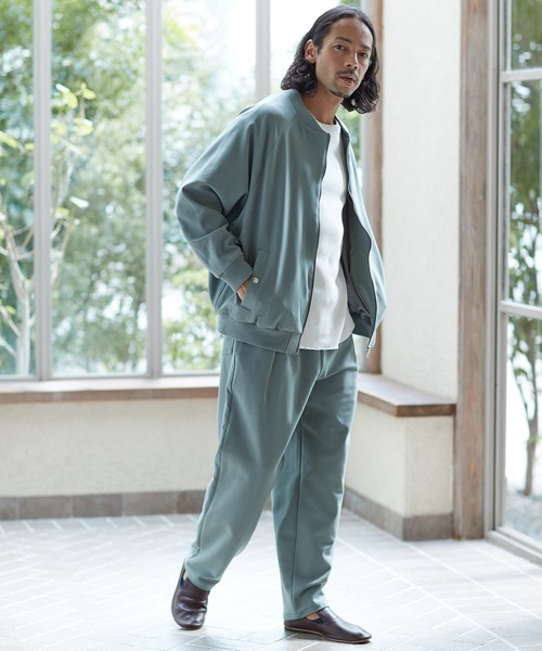 CAMBIO(カンビオ)の「mp9497-タックワイドイージーパンツ(その他パンツ・メンズ・ベージュ/グリーン/ブラック・M/L)」の10枚目の写真