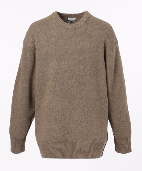 J.PRESS YORK STREET(ジェイプレスヨークストリート)の「【UNISEX】WINTER クルーニット(ニット/セーター・メンズ・グレー系/黄土色系/グリーン系/ネイビー系/ワイン系・SMALL/MEDIUM/LARGE)」の3枚目の写真