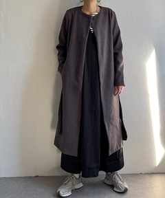 セール】NORAGI Long Coat（ステンカラーコート）｜Snow Peak