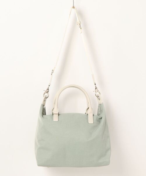 VitaFelice（ヴィータフェリーチェ）の「ナイロン2wayコンビトートバッグ（トートバッグ・レディース・カーキ/グレー/ブラック/ピンク系その他/ミント/ベージュ/チャコールグレー/ブルー・FREE）」の6枚目の写真