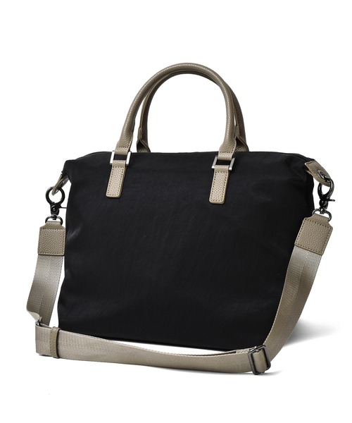 VitaFelice（ヴィータフェリーチェ）の「ナイロン2wayコンビトートバッグ（トートバッグ・レディース・カーキ/グレー/ブラック/ピンク系その他/ミント/ベージュ/チャコールグレー/ブルー・FREE）」の14枚目の写真