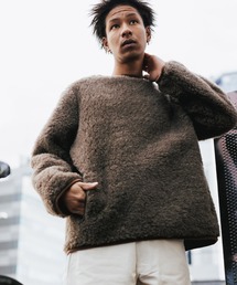 COLD BREAKER/コールドブレーカー CREW POCKET JACKET フリースプルオーバー クルーネック メリノウール 防寒