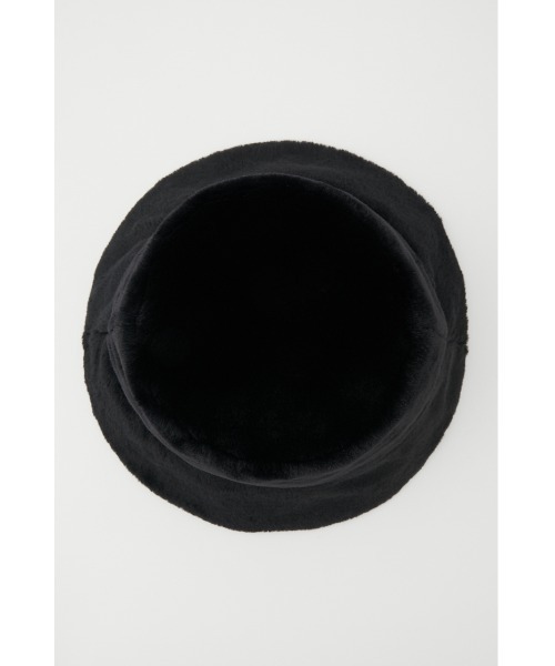 SLY（スライ）の「F FUR BUCKET HAT バケット ハット（ハット・レディース・ブラック/ベージュ/マルチ・FREE）」の6枚目の写真
