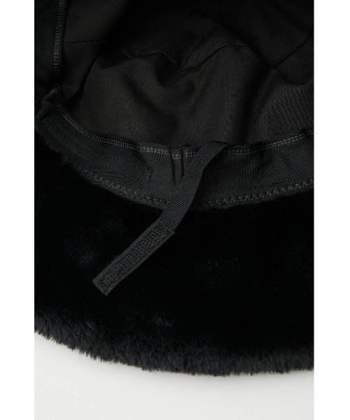 SLY（スライ）の「F FUR BUCKET HAT バケット ハット（ハット・レディース・ブラック/ベージュ/マルチ・FREE）」の10枚目の写真