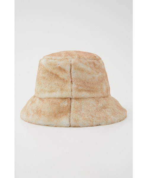 SLY（スライ）の「F FUR BUCKET HAT バケット ハット（ハット・レディース・ブラック/ベージュ/マルチ・FREE）」の9枚目の写真