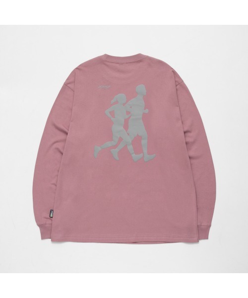 LMCの「ACTIVE GEAR INT LONG SLV TEE(Tシャツ/カットソー・メンズ・ブラック/グレー×ピンク・S/M/L/XL)」の12枚目の写真