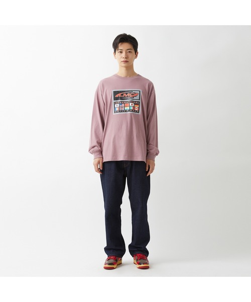 LMCの「ACTIVE GEAR INT LONG SLV TEE(Tシャツ/カットソー・メンズ・ブラック/グレー×ピンク・S/M/L/XL)」の13枚目の写真